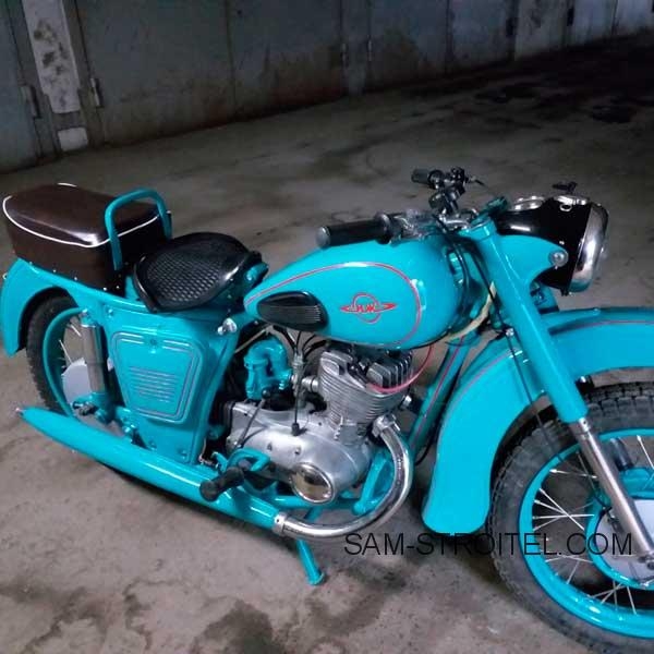 Восстановил мотоцикл Иж-65 1961 года (21 фото)