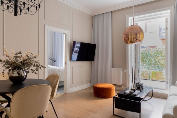 Элегантная квартира на первом этаже в Стокгольме