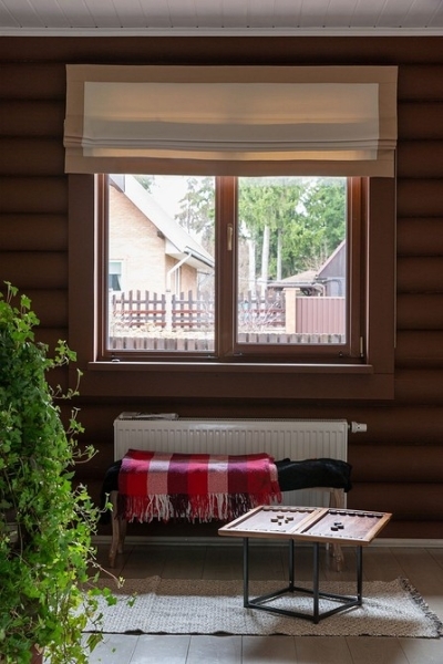 Просторный дом из сруба для гостеприимной семьи  | ivd.ru