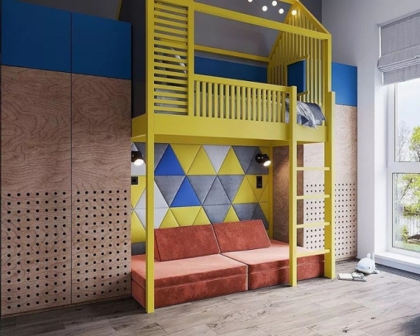 Двухъярусная кровать с диваном: особенности конструкции, идеи дизайна и 45 фото | ivd.ru