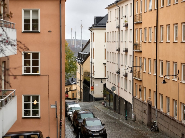 Стокгольмдегі ескі ғимараттағы жағымды скандинавиялық минимализм (67 шаршы метр)