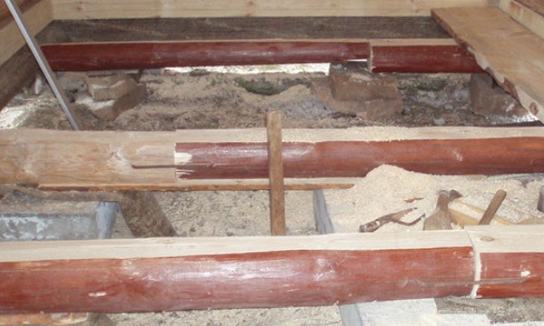 Утепление пола в деревянном доме: снизу из подвала либо сверху из помещения